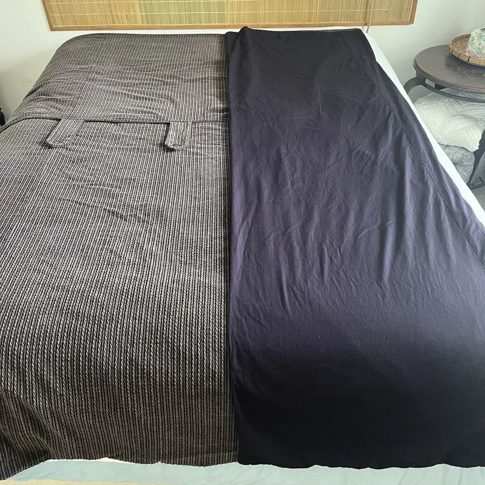 Beacon Looms King Size Textured Duvet Cover Set Dark Purple